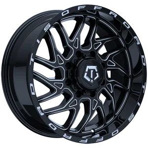 TIS Wheels – 544BM – Black – 22″x10″ -19mm – Summer Wheels – 544BM2208119S